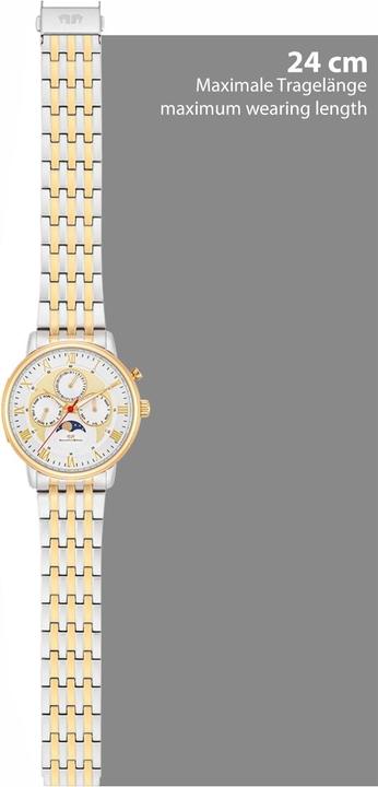 Image du produit Multifonctions Moontime II en acier inoxydable or jaune - 34100 (Montre analogique, 40 mm)