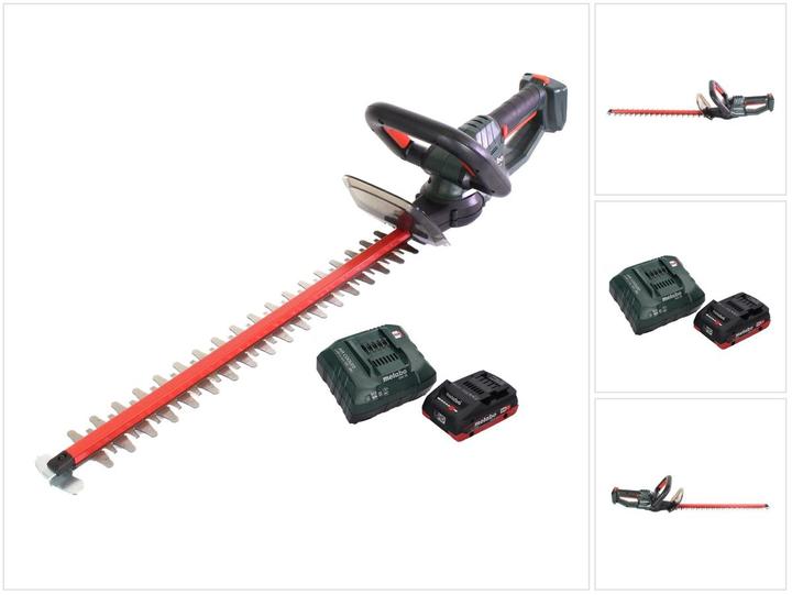 Productafbeelding Metabo HS 18 LTX 45 Accu heggenschaar 18 V 43 cm + 1x accu 4.0 Ah + lader (Oplaadbare batterij)
