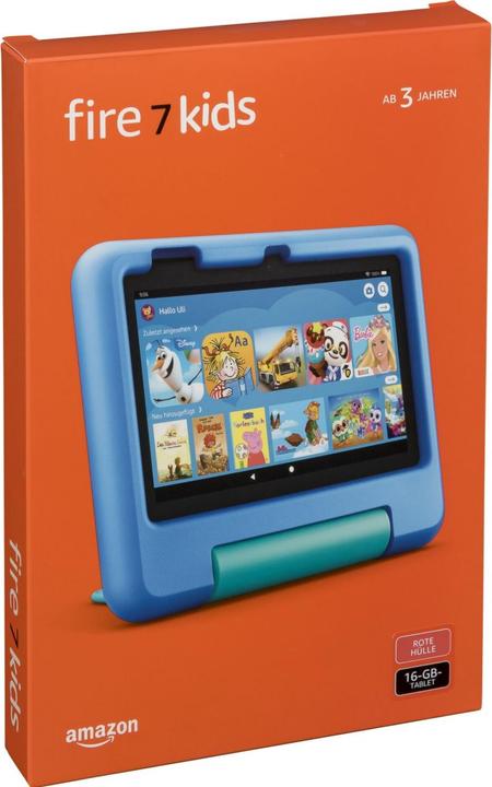 Image du produit Amazon Fire 7 Kids (2022), housse incluse (7", 16 Go, Red)