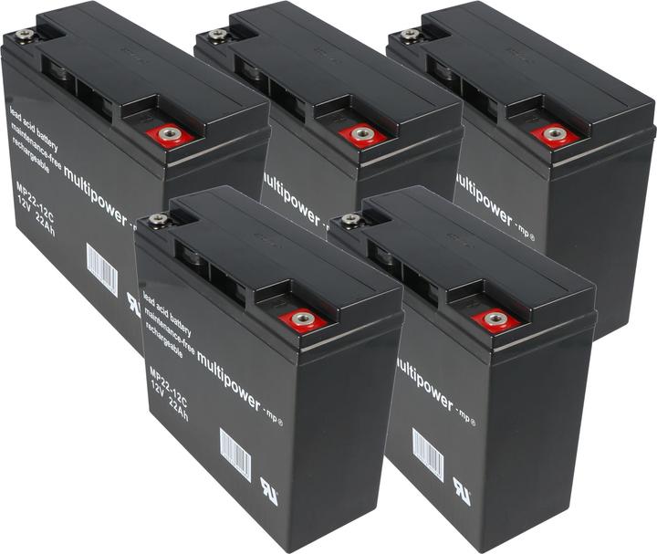 Produktbild Multipower Akku SXT Raptor 1200 Elektroroller, passend für 6-DZM-20 (60 V, 22 Ah)