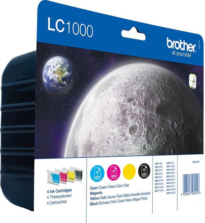 Produktbild Brother LC1000VALBP Value Pack (M, BK, C, Y)