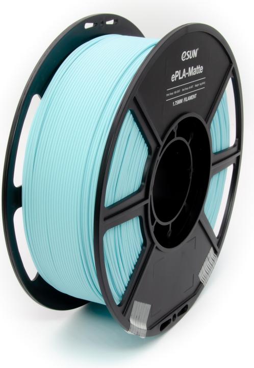 Actual product image eSUN ePLA Mat Light Blue Filament 1.75mm 1Kg (PLA, 1.75 mm, 1000 g, Blue)