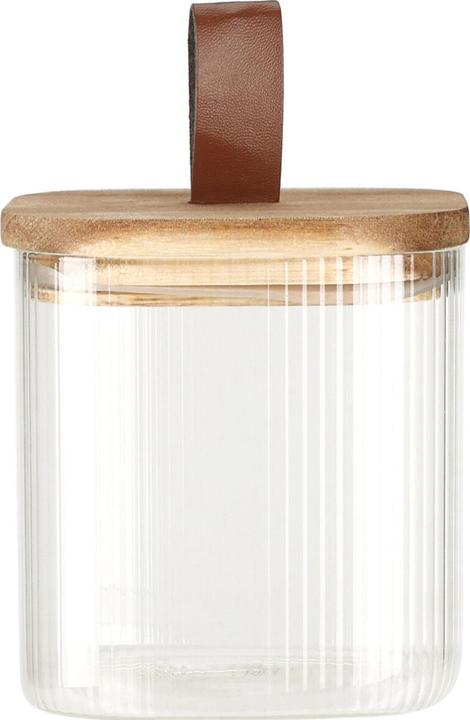 Produktbild Excellent Houseware 4er-Set Vorratsgläser mit Akazienholzdeckel, 750, 1150,1500, 1900 ml (1.90 l)