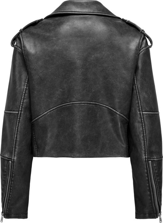 Actual product image Only Band collar Cuffs with zip Biker jacket Biker jacket (M)