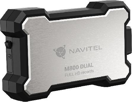 Actual product image Devia Zãznamovã Kamera Na Motorku Navitel M800 Dual (Built-in display, Bluetooth, Night vision, GPS receiver, Built-in microphone, Full HD)