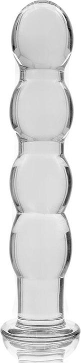 Ibiza NEBULA SERIES BY ™ - MODEL 10 DILDO BOROSILICATE GLASS 16.5 X 3.5 CM CLEAR