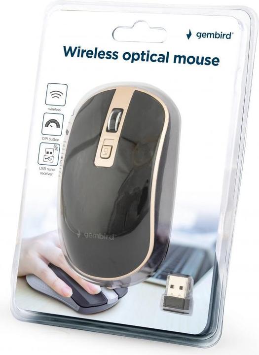 Actual product image Gembird MUSW-4B-06-BG Wireless mouse (Wireless)
