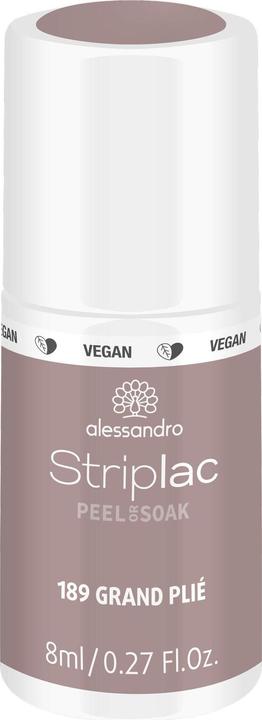 Alessandro Striplac Peel or Soak off Grand Plie (189 Grand Plie, Farblack)