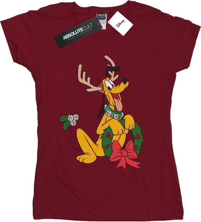Disney Pluto Christmas Reindeer TShirt (M)
