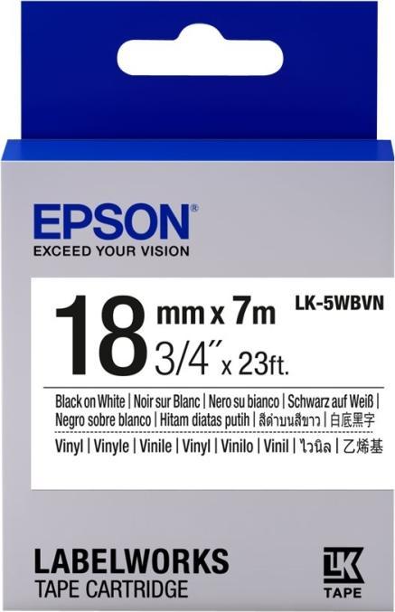 Epson LK-5WBVN vinyl