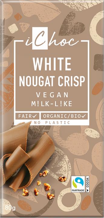 Produktbild Ichoc White Nougat Crisp Bio (80 g)