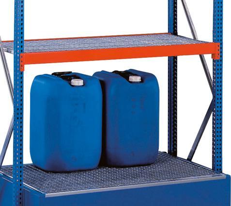 Produktbild Schulte Lagertechnik Kombigrundregal 2000x600 mm - 3 Holmpaaare á 1250 mm