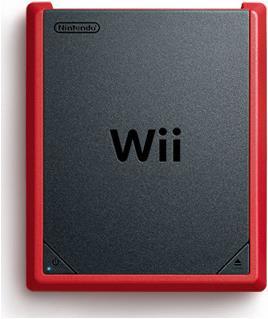 Produktbild Nintendo Wii mini, schwarz/rot -D/F-
