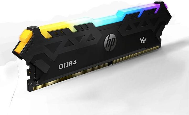 Image du produit HP Mémoire V8 RGB, DDR4, 8 Go, 3600 MHz, CL18 (7EH92AA#ABB) (1 x 8GB, 3600 MHz, RAM DDR4, DIMM)