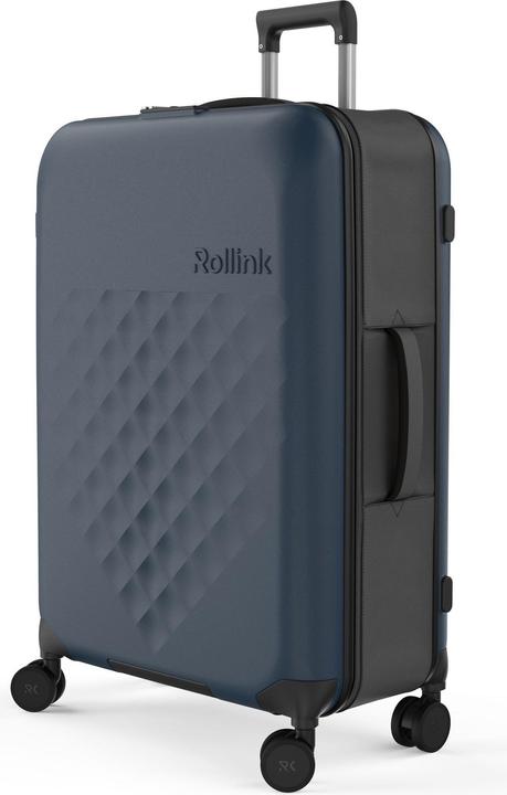 Actual product image Rollink Harde suitcase / Trolley / Travel case - Vega 360 - 76 cm - Blauw (105 l, L (90 - 115l))