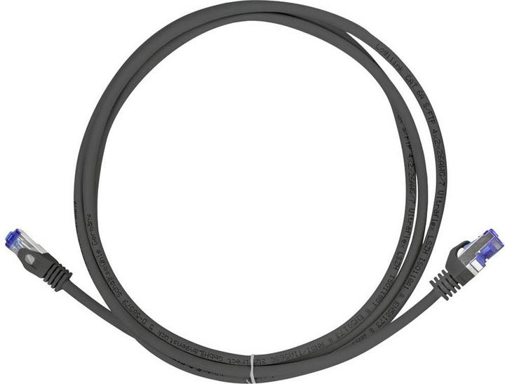 Image du produit LogiLink C6A123S RJ45 CAT 6a S/FTP 30m noir 1p. (S/FTP, CAT6a, 30 m)