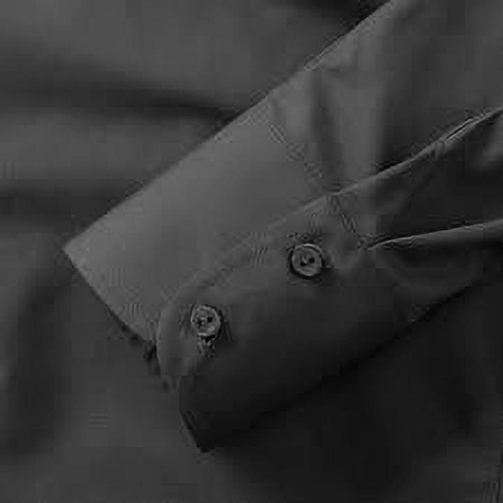 Produktbild Russell Collection Popelin Bluse Hemd Langarm pflegeleicht tailliert (M)