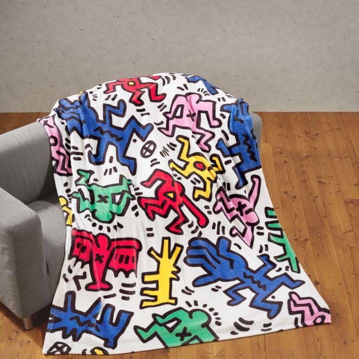 Immagine prodotto Keith Haring Divertimento con la coperta (150 x 200 cm)