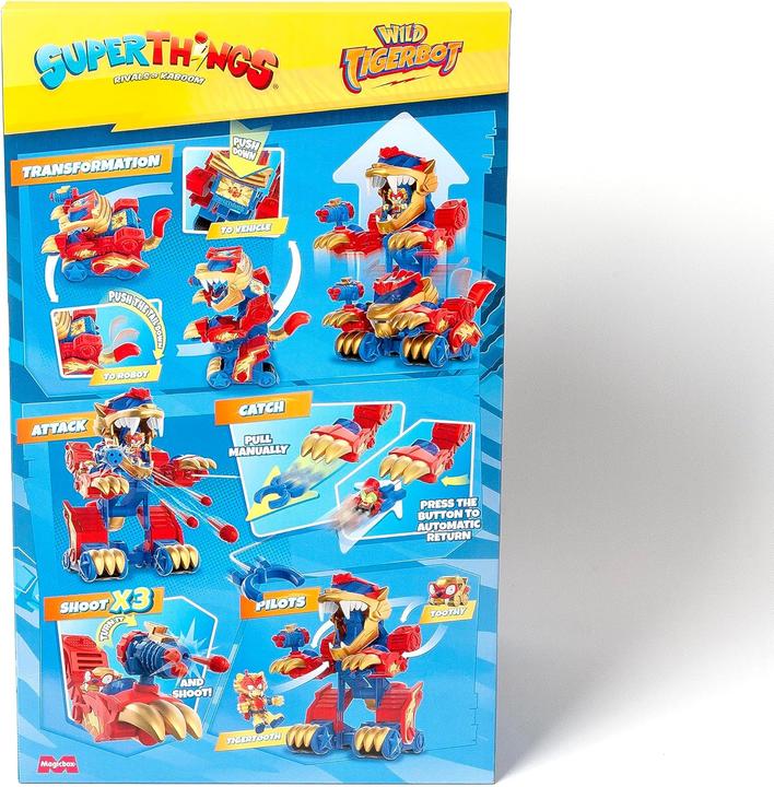 Actual product image Magic Box 1x2 Tiger Transformer Robot