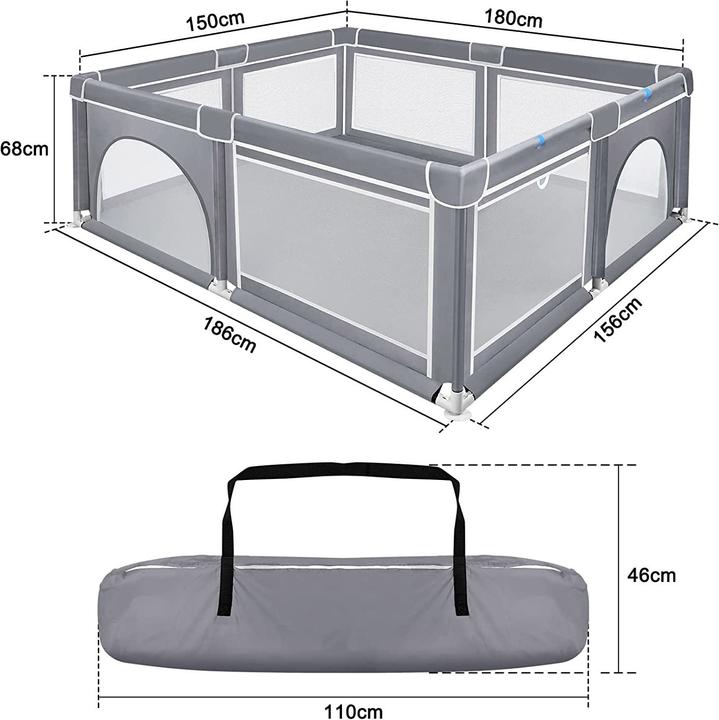Productafbeelding Hengmei Hekwerk 180x150cmx68cm (150 cm, 180 cm)