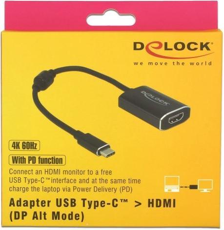 Actual product image Delock USB Type-C to (USB-C, HDMI, 20 cm)