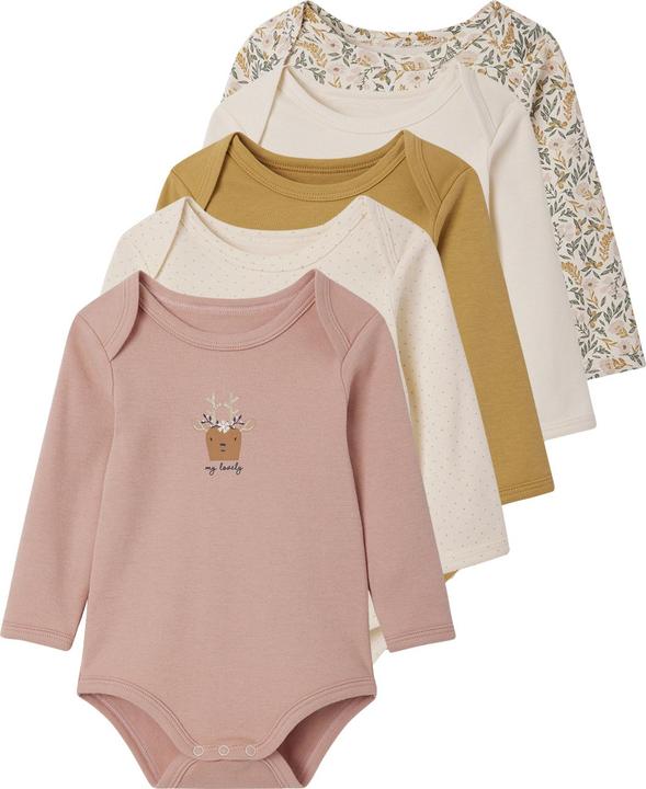 Vertbaudet 5er-Pack Baby Schlupfbodys Oeko-Tex