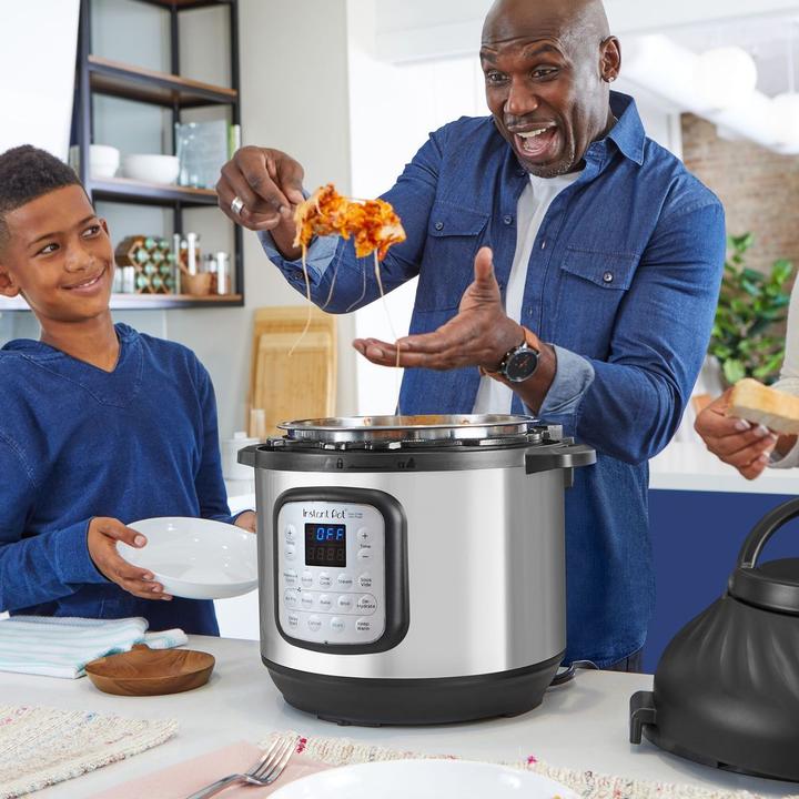 Actual product image Instant Pot Duo Crisp 7,6L multicooker met airfryer 11-in-1 - snelkookpan - pressure cooker - rijstkoker - s