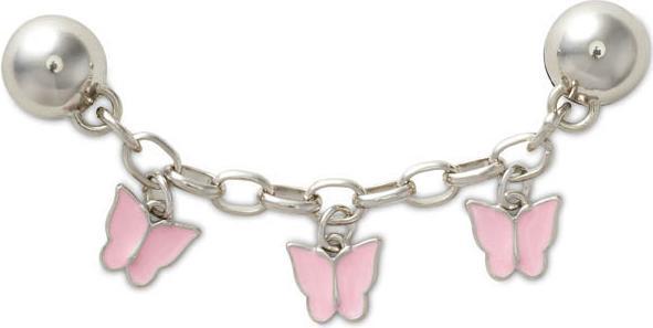 Crocs GothGirlButterfly Charm (One Size)