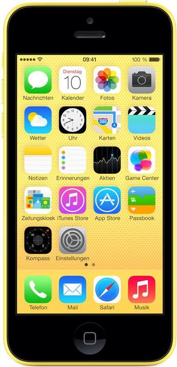 Apple iPhone 5C (32 GB, Gelb, 4", 8 Mpx, 4G)