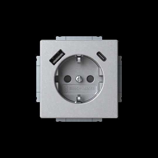 Produktbild Busch-Jaeger BUSC USB-Steckdose SCHUKO