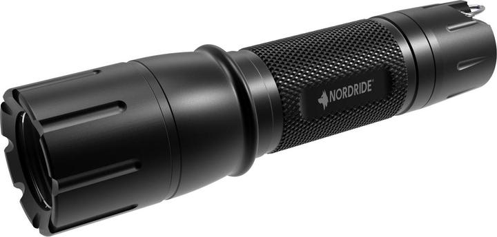 Produktbild Nordride Taschenlampe schwarz mit LED - 6 Funktion - 430 Lumen (3.70 cm, 430 lm)