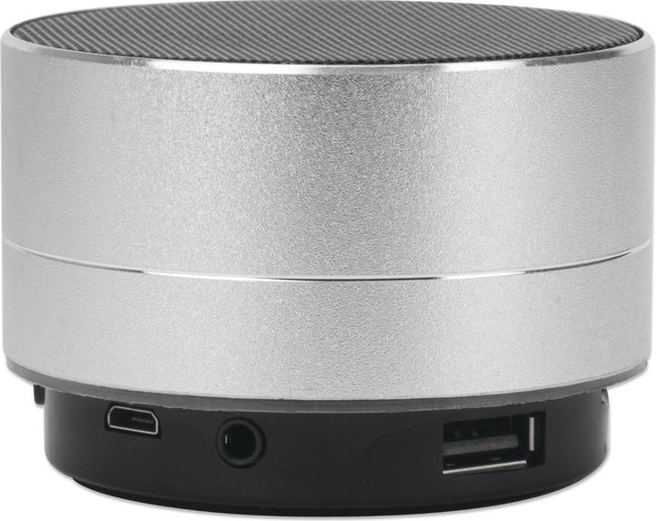 Actual product image Manhattan Metallic LED Bluetooth® Speaker (5 h, Battery operated)