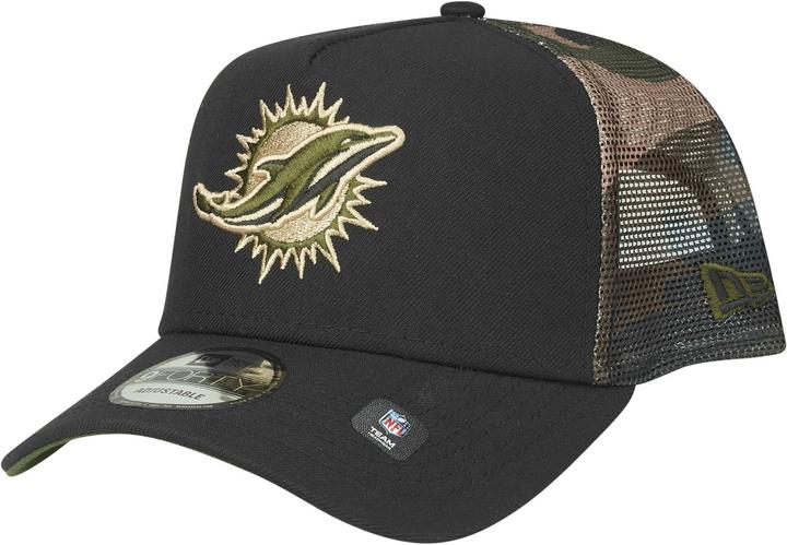 New Era Snapback Trucker Cap - Miami Dolphins wood camo (One Size)