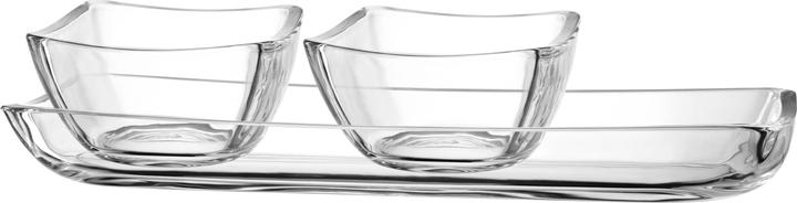Produktbild Leonardo Snackschale Piazza 3-teilig, Transparent