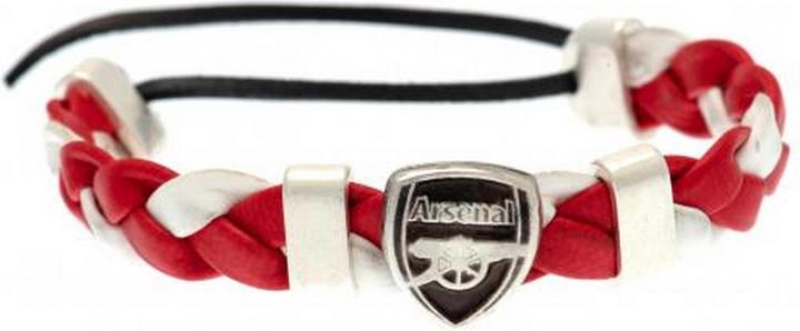Arsenal FC Zum Hineinschlüpfen Armband PU Legierung (16 cm, 100% synthetisches Material)