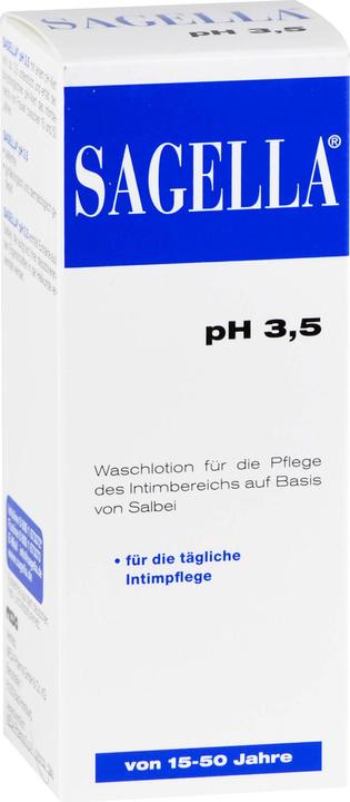 Actual product image Sagella pH 3.5 Wash Lotion, 100 ml Lotion (100 ml, Intimate washing lotion)