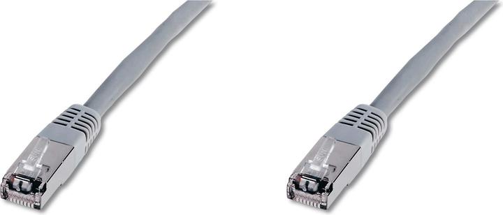 Produktbild Digitus CAT 5e SF-UTP Patchkabel Cu PVC AWG 26/7 Länge 10 m Farbe Grau (SF/UTP, CAT5e, 10 m)