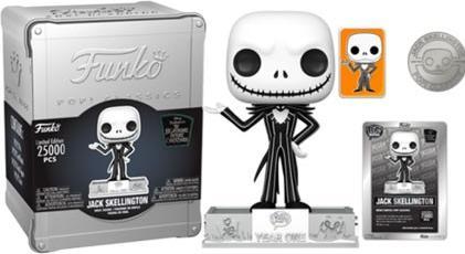 Produktbild Funko Pop Jack Skellington mit Pin und Münze Alluminium Box Limitierte Auflage