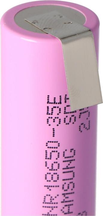 Image du produit Samsung Batterie INR18650-35E pôle positif plat sélectionnable avec ou sans cosses à souder (1 pcs, 18650, 3500 mAh)