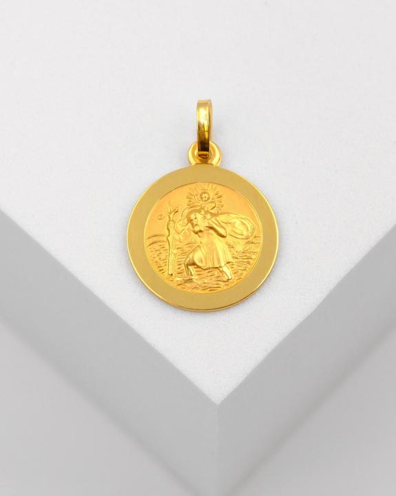Produktbild Muau Hl. Christophorus (750/18K Gelbgold)
