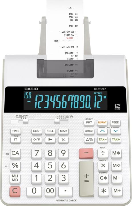 Actual product image Casio Fr-2650rc (Electrical connection)