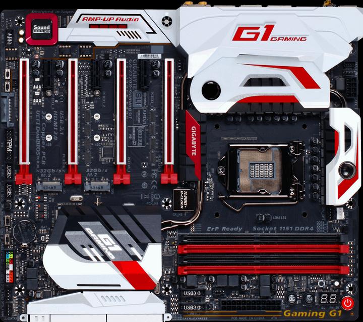 Produktbild Gigabyte Ga-Z170x-Gaming G1 (LGA 1151, Intel Z170, E-ATX)
