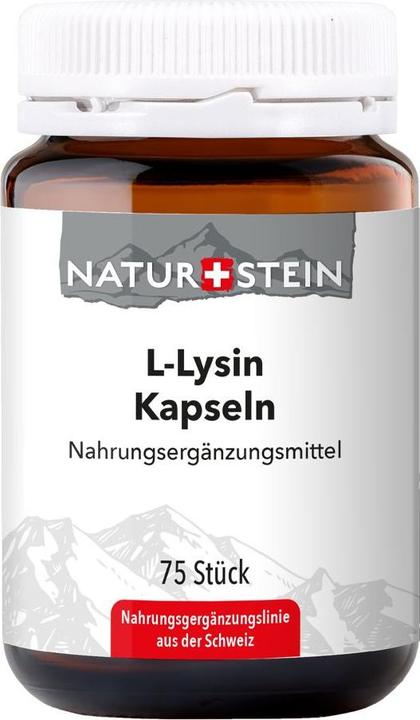 Naturstein L-Lysin Kapseln 75Stk. (75 Stück, Kapseln, 155 g)