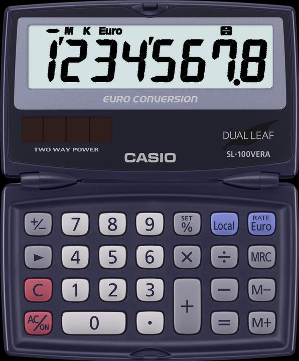 Immagine prodotto Casio SL-100VER (Batterie, Celle solari)