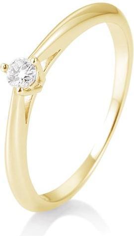 Breuning Verlobungsring 3er Krappe (48, 585/14 K Gold)