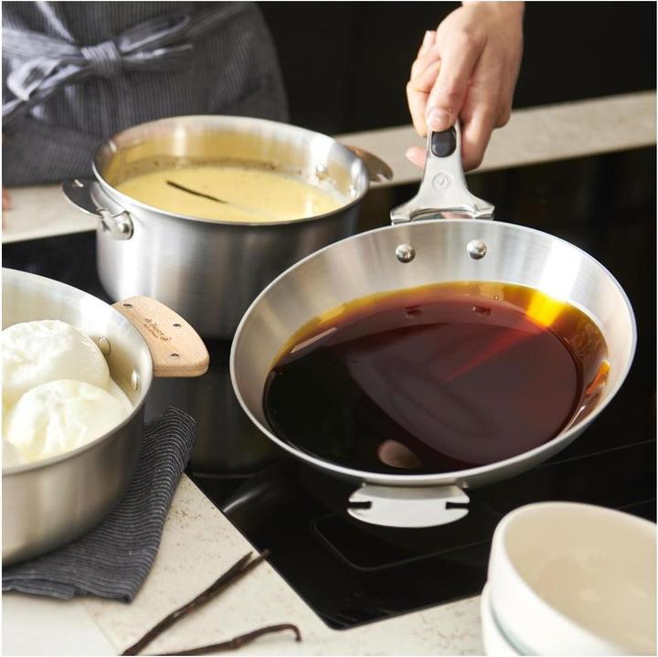 Actual product image de Buyer PAN ALCHIMY LOQY ø28 (28 cm, Frying pan, Stainless steel)