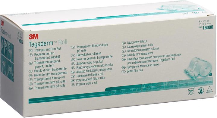 3M Tegaderm Roll Wundverband 15cmx10m transparent (1 x)