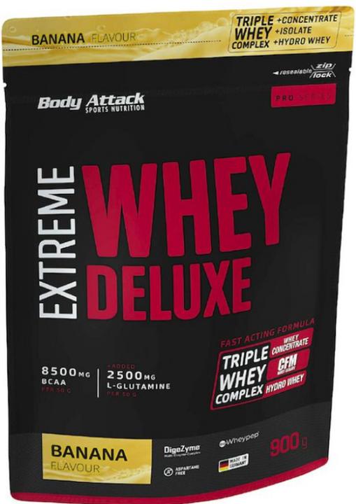 Produktbild Body Attack Extreme Whey Deluxe (900g Beutel) (Vanille, 1 Stk., 900 g)