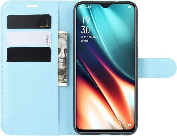 Actual product image MU Classic Litchi Leather Bookcover Series (Realme XT, Realme X2)