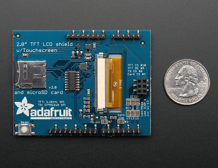 Produktbild Adafruit 2.8" TFT Touch Shield for Arduino v2 (Shield)